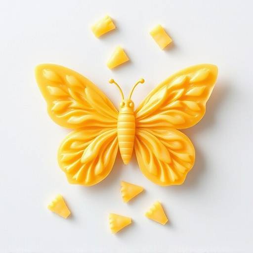 A package of Farfalle pasta, also known as butterfly pasta