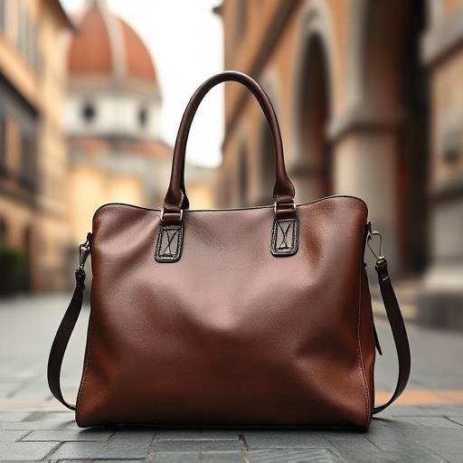 Handmade leather handbag from Florence
