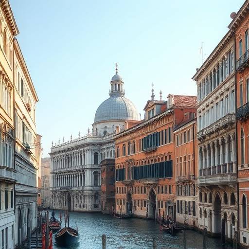 Historical architecture of Venice, Veneto, Italy