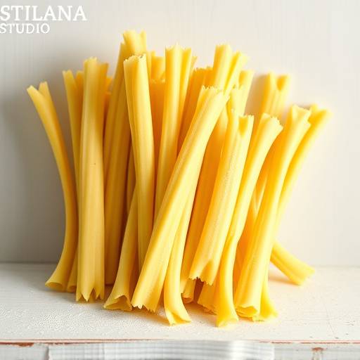 Paccheri pasta, large tube-shaped pasta from Campania