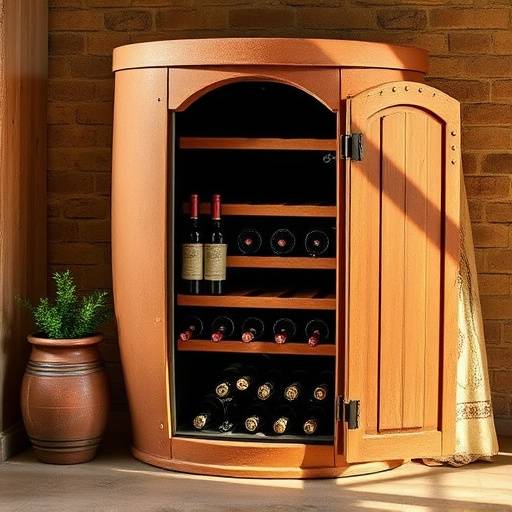 Tuscan terracotta wine cooler